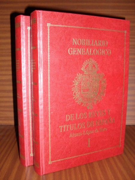 NOBILIARIO GENEALGICO DE LOS REYES Y TTULOS DE ESPAA. 2 Vols. Ed. Facs.